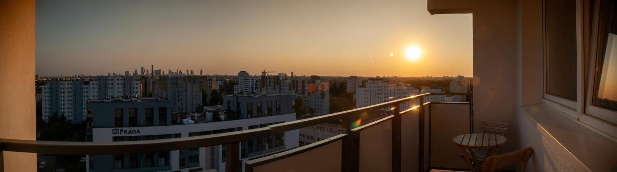 Apartament Panorama Varşovia Exterior foto